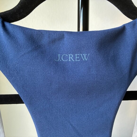 J. Crew Navy Blue CloudStretch Side-Slit Sports Dress with Shorts - Size M - Picture 5 of 8